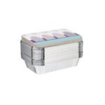 50 Pieces Offer Pack Aluminium Container With Arabic Theme Lid - Image 2